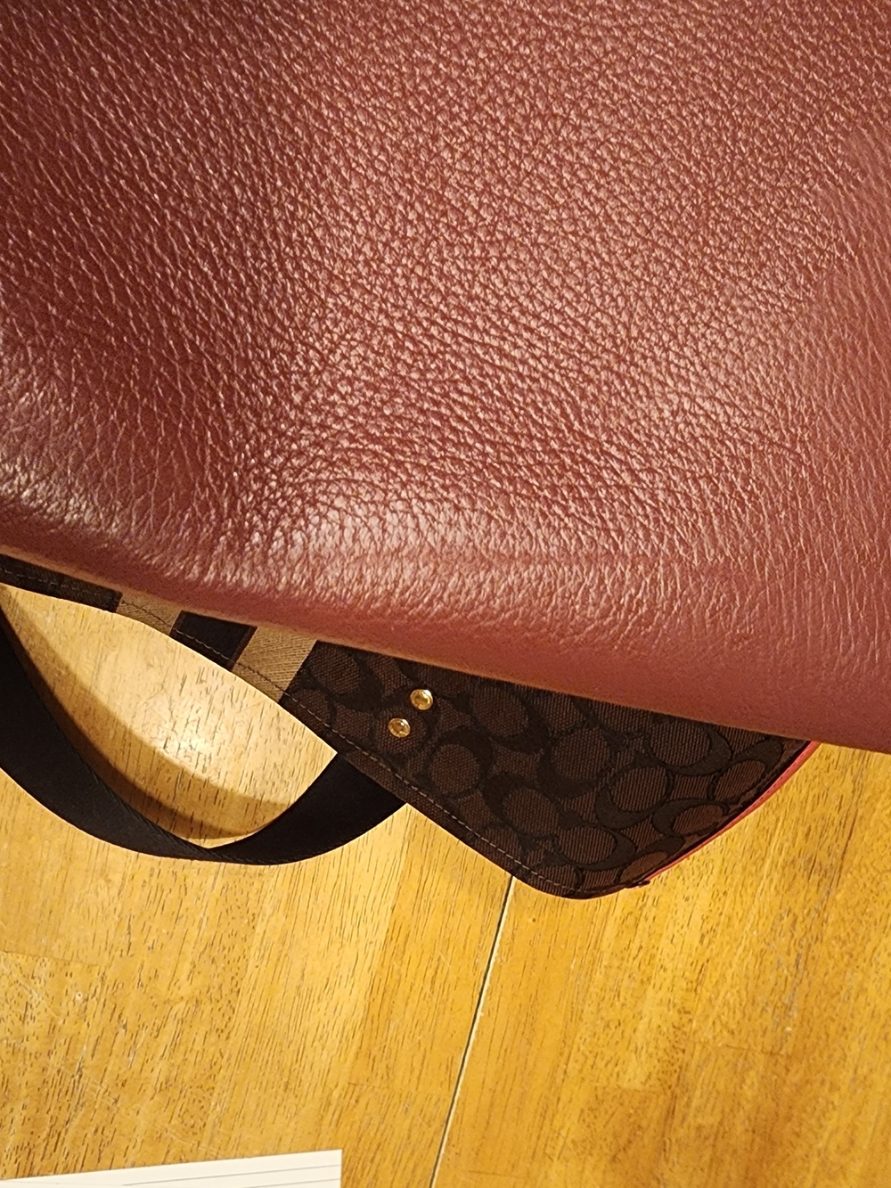 the Coach Dempsey Tote 40 in Signature Jacquard with Stripe and Coach Patch - Picture 9 of 16